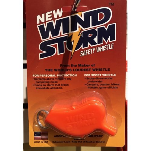 Wind Storm Whistle, Orange